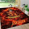 Custom Name Gryffindor Pride Fire Carpet Rug Customizable Soft Washable Anti-Slip Home Living Room Sofa Mats Personalized Rug. 090985