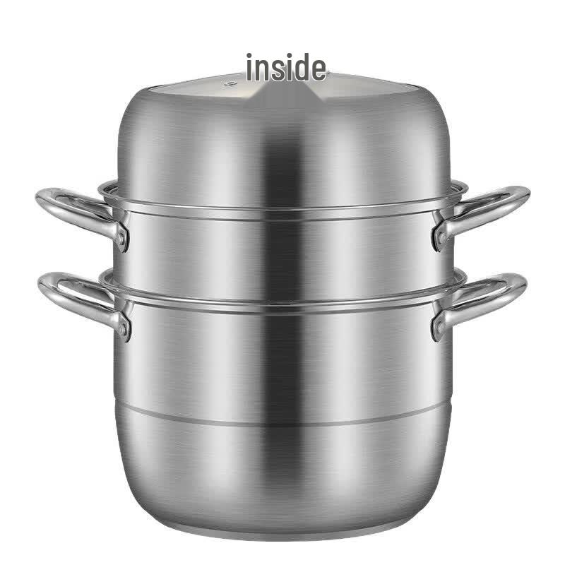 JIESITONG Food-Grade Stainless Steel Steamer Pot