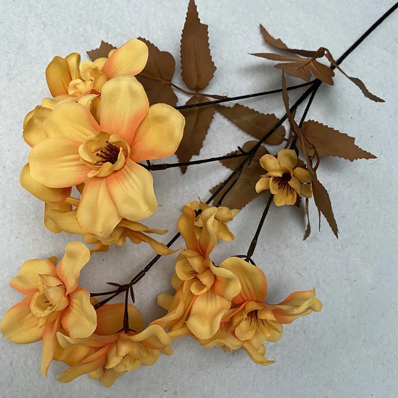 Realistic Wall Orchid Hanging Artificial Flowers For Home Gifts Decorations