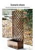 Anti-corrosion Wooden Trellis & Planter Box for Balcony Gardens