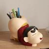 Cartoon Crayon Shinchan Resin Desk Organizer With Multifunctional Storage For Students And Office Use
