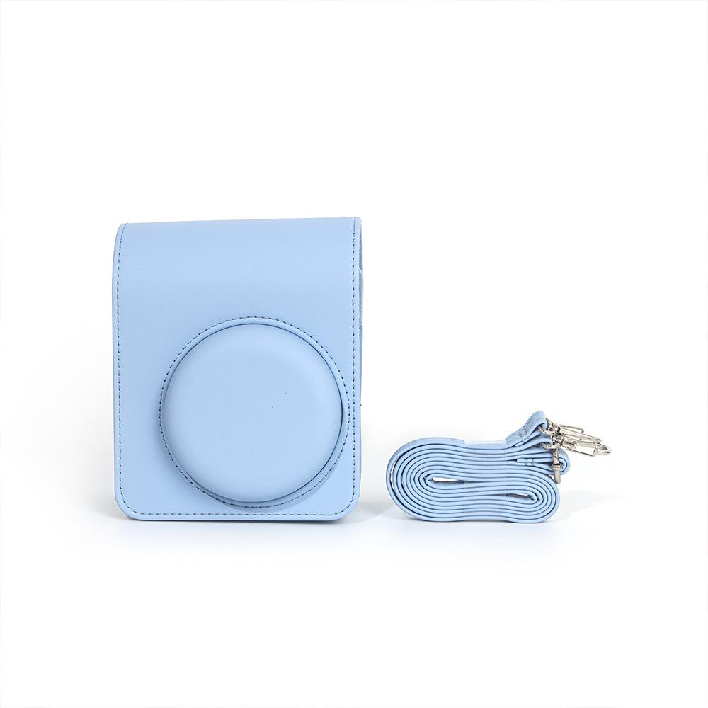 For Instax Mini 11 Camera Case PU Leather Soft Protective Case Trave Bag for Fujifilm Film Camera Bag with Shoulder Strap