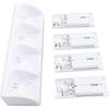 4 In 1 Charging Station for Wii Remote, Charger Dock with 4 2800mAh Rechargeable Battery Packs An...