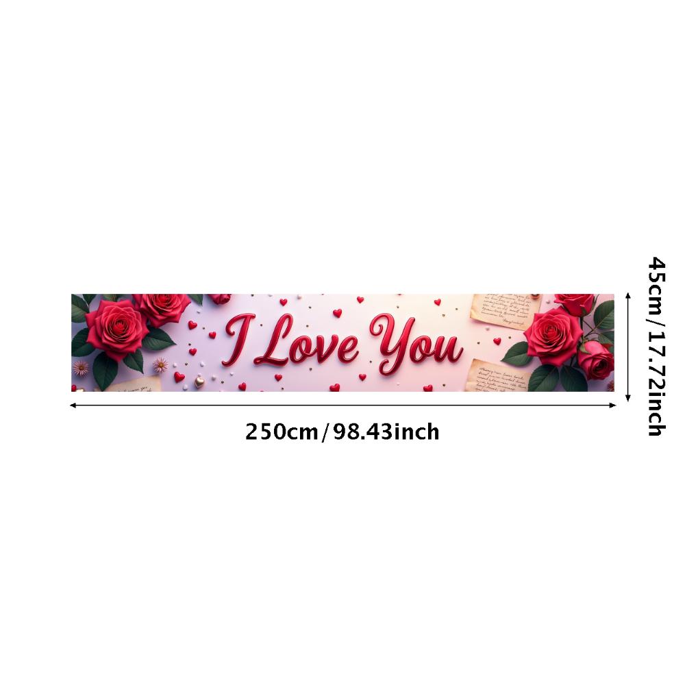 

Rose Display Beautiful Event Background Decoration Stylish Banner for Anniversary