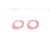 For Jeep Wrangler JK JKU 15-17 A Pillar Speaker Audio Ring Cover Trim Frame Pink
