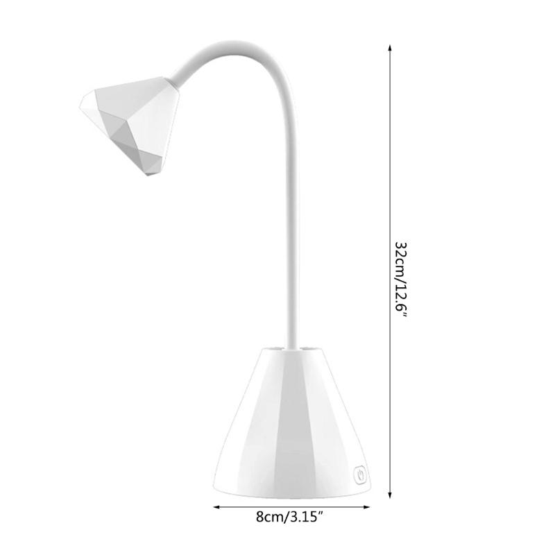 UV LED Nail Lamp 360Degree Rotatable Hands Free Light Nail Dryer for Nail Polish Quick Drying Nail Light for Manicure