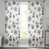 Map Navigation Ship Lines Retro Sheer Curtains Modern Gauze Curtain for Living Room Bedroom Voile Yarn Curtains