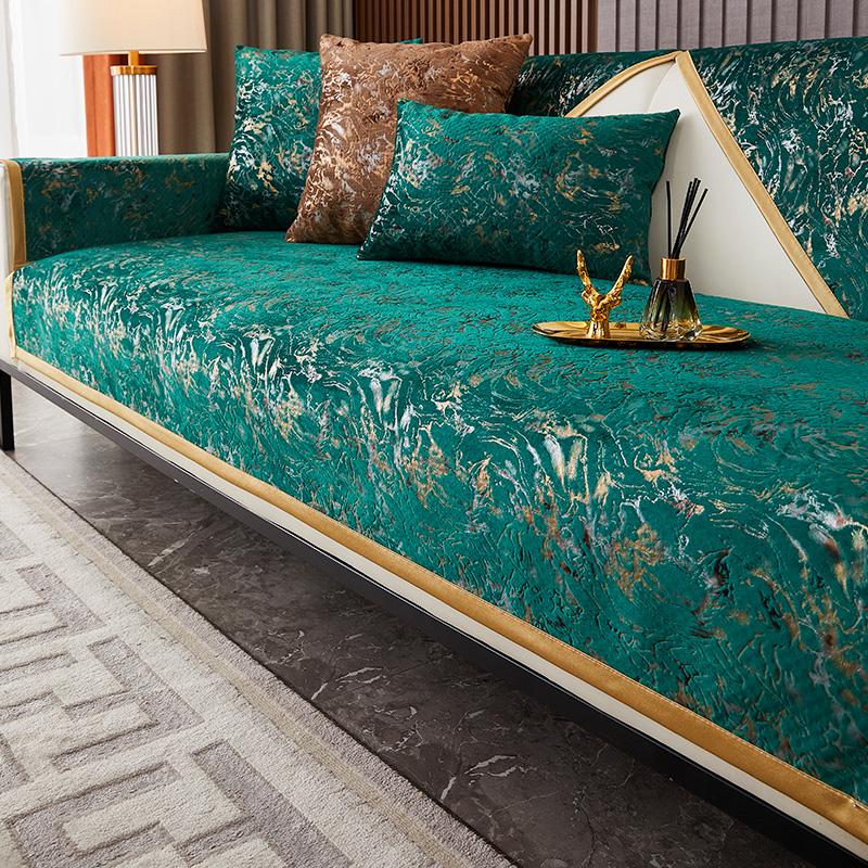 

Легкая роскошная диванная подушка из синели, обычные ткани для четырех сезонов, нескользящий коврик, подушка, чехол для дивана, чехол с полным покрытием, тканевый чехол 70*70cm