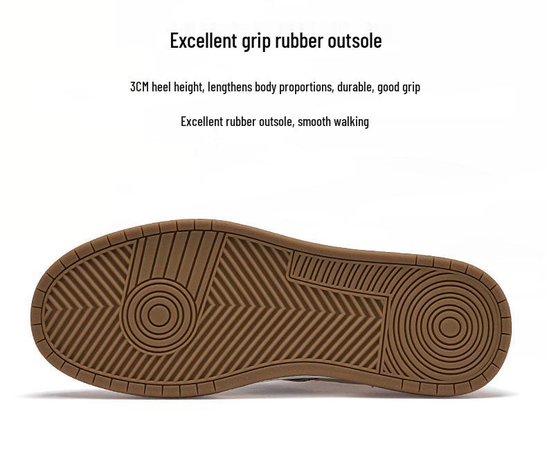 Men's Retro Leather Trainers: Versatile, Lightweight, Wear-Resistant Skate Loafers