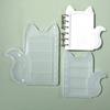 1 Set Durable Silicone Mold Cat Ear Shape Notebook Mould Unique Epoxy Resin Jewelry Making Molds for DIY Enthusiasts