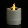 6pcs Waterproof Solar Tea Lights Simulation Flameless Romantic Terrace Lamp Warm Light Flickering LED Candle Lamp Holiday Decor