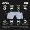 Uvex Sportstyle 228 Sports Sunglasses with UV400 Mirrored for Cycling and Outdoor Activities Protection, Anti-Fog, Lenses,