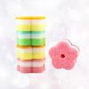 LEDMOMO Sponge for 10 Sponge for Sponge Sponge Cloth for Flower Shape Kitchen, Pieces, Dishwashing, Scratch-Free, Antibacterial, Dishwashing, Foaming,