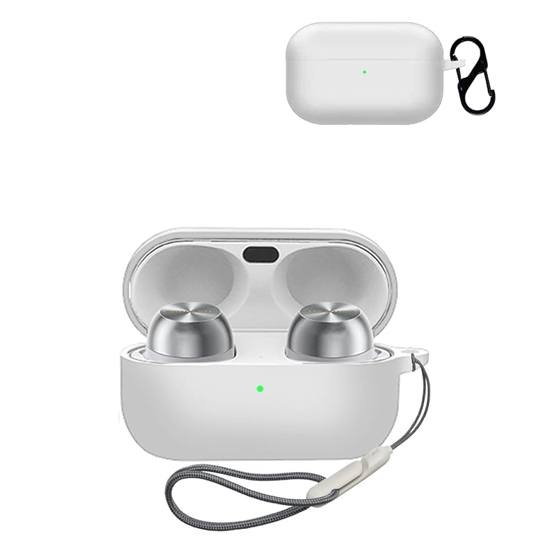 

correspondence For Technics EAH-AZ100 case cover [RIGFUJUN] Protective cover With carabiner Loss prevention case for earphones Scratch prevention
