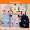 Simple Nylon Travel Dreamy Letter Print Backpack With Padded Shoulder System For Middle School