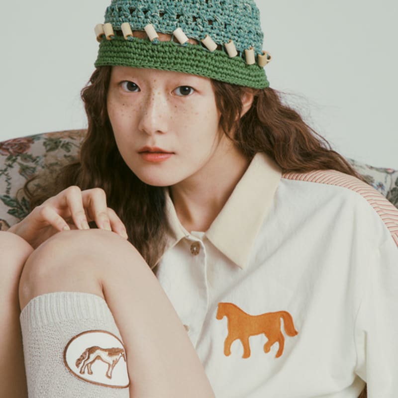 MISU A BARBE WOODY BEANIE MINT