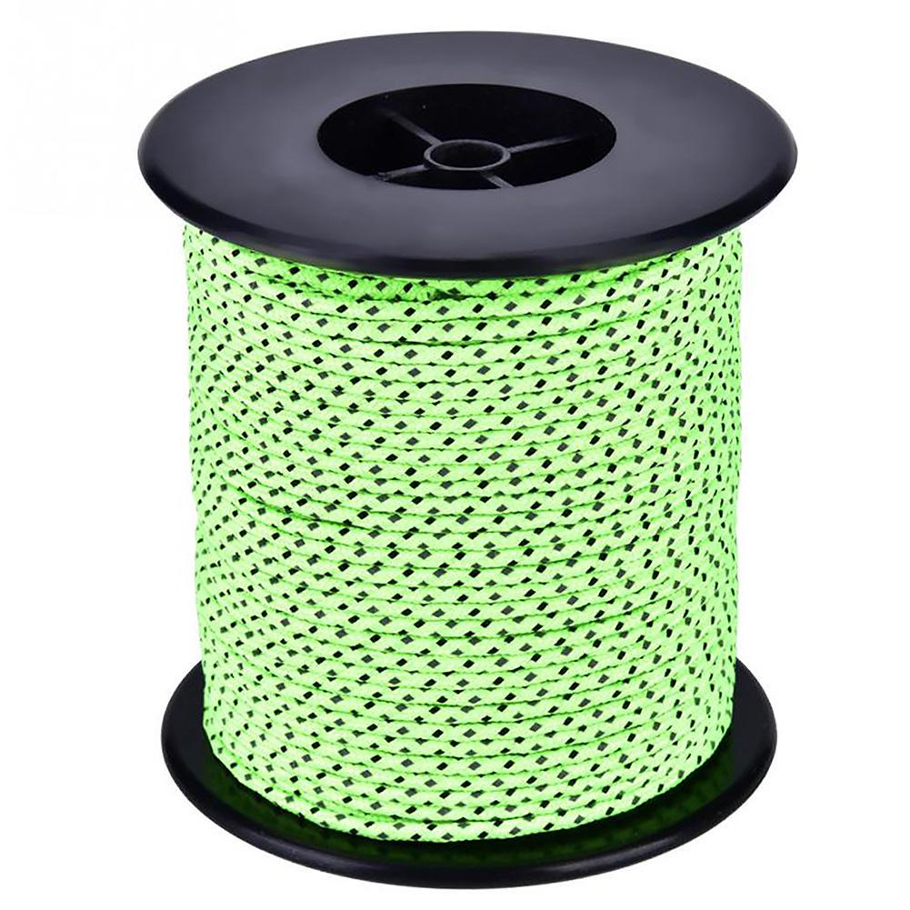 50m Reflective Guyline Camping Tent Rope Runners Guy Line Cord (2.5mm