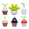 STASTO Gashapon Mandrake Potted Plant Man of Magic Creatures Garlic Eggplant Radish Cactus Capsule Toy Figure Collect Ornament