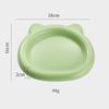 2pcs Set: Shallow Cat Food Bowls, Anti-Whisker Fatigue Pet Bowls, Wide-Rim Low-Profile Cat Food Dishes, Cute Kitten Water Bowls