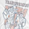 Transformers Unisex Adult Generations Optimus Prime & Bumblebee Collegiate T-Shirt