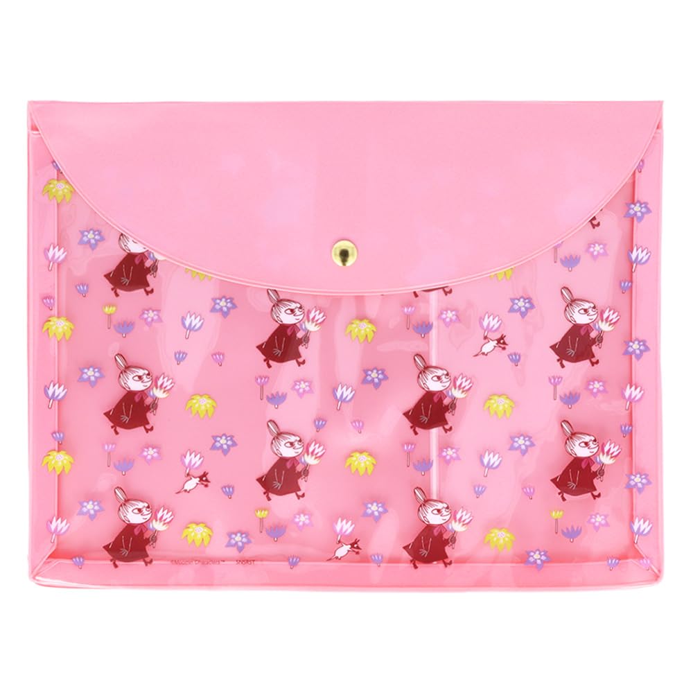 Stationery Moomin Pouch Flat Case A5 Pink S8726370 Sun-Star розовый