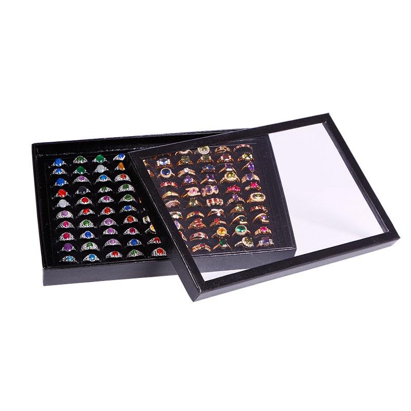 Cutie de bijuterii inel pană: Organizator de Depozitare cu 100 de Piese pentru Cercei, Pandantive și Studs