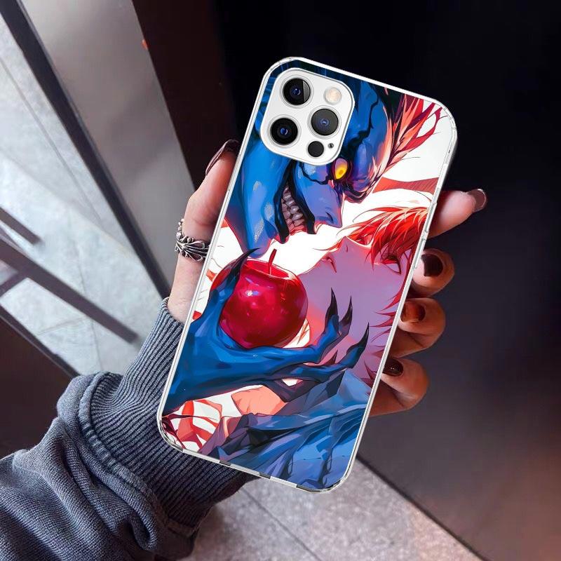 N-Note D-Death Yagami Light Phone Case For iPhone 17 Air 11 13 Mini 14 15 Plus 16 12 Pro Max 16E SE 7 8 Pattern Soft TPU Back Co