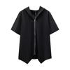 Plus-size Women's Short-sleeved Hooded Top Summer New Design Short-sleeved T-shirt