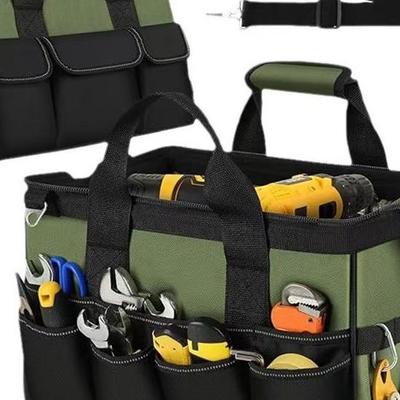 Hochbelastbare Werkzeugtasche 40,64 cm - 19 Fächer Werkzeugaufbewahrungstasche, Autoaufbewahrungstasche