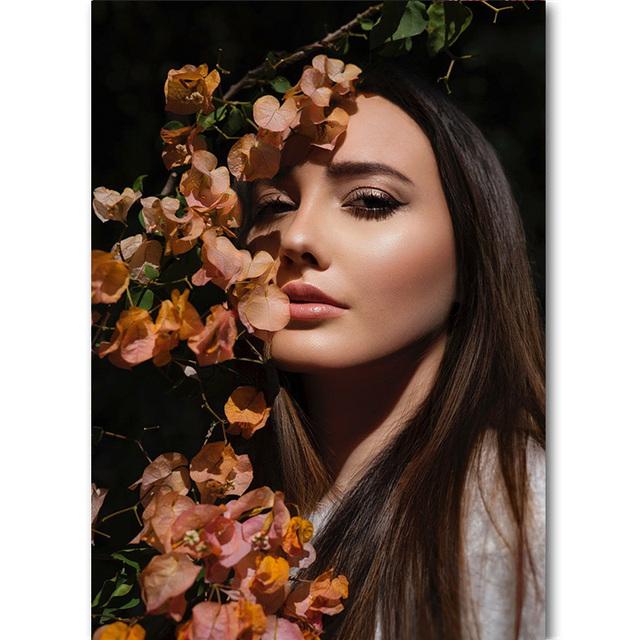 Východní a Západní postavy Krása Portrétní fotografie Dekorativní Plátno Fotografie Umělecký materiál Portrét Busta Nástěnná malba