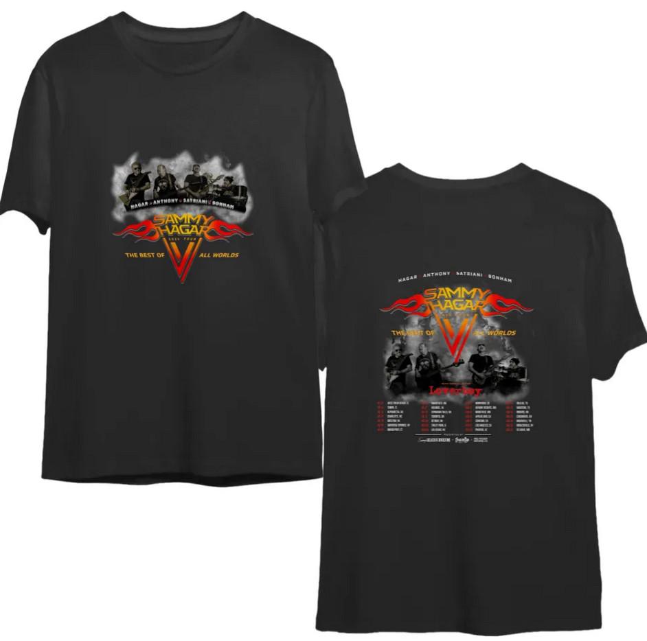 Sammy Hagar 2024 Tour Shirt Sammy Hagar Fan Shirt Gift For Fans Shirt Unisex T-Shirt XL