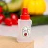 1/4 stk mini søt tomatketchupflaske bærbar liten sausbeholder Salatdressingsbeholder Pantrybeholdere for Bento-boks