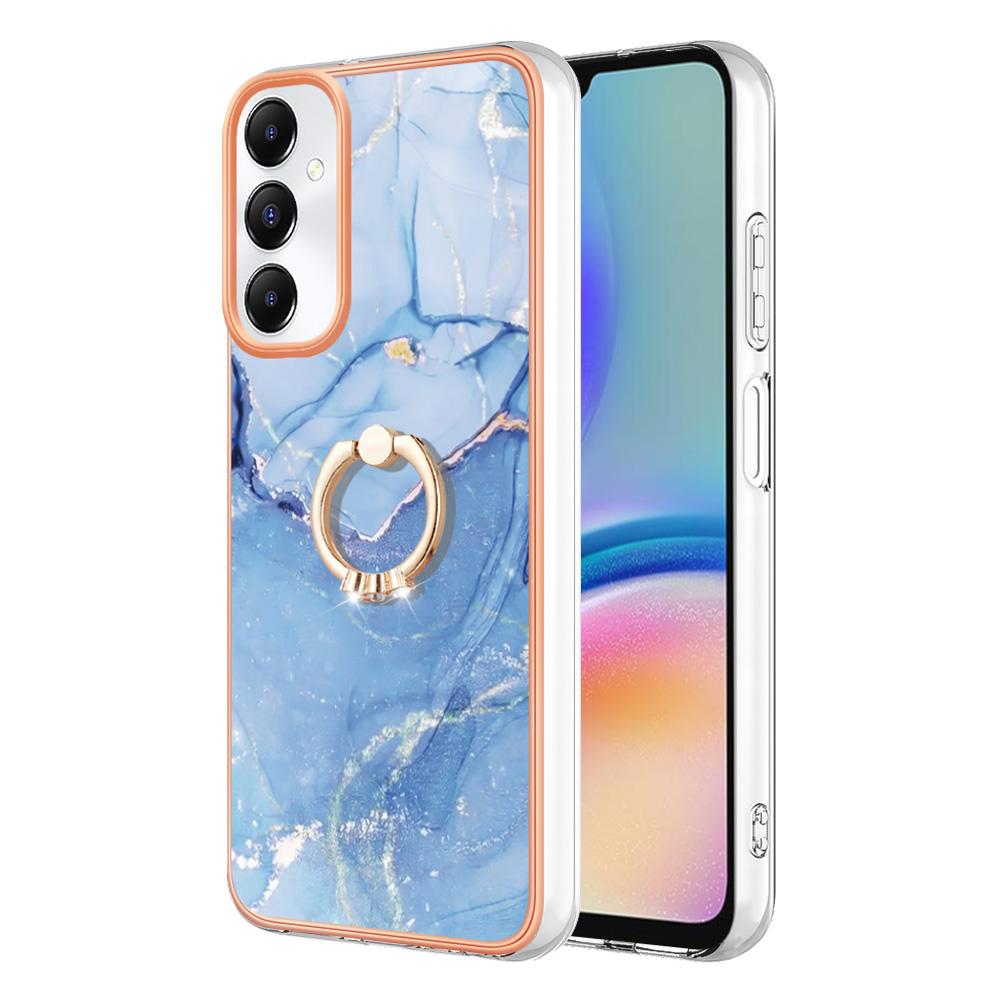 

YB IMD Series-17 Style-E For Samsung Galaxy A05s 4G Marble Pattern IMD TPU Cover Cell Phone Case Blue