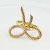 8 Pieces Hollow Out Bowknot Napkin Rings Christmas Decoration Table Setting Gift