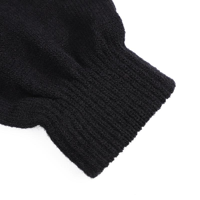 Warm Knitted Gloves Winter Thick Warm Outdoor Gloves For Men Women Mobile Phone Touch Screen