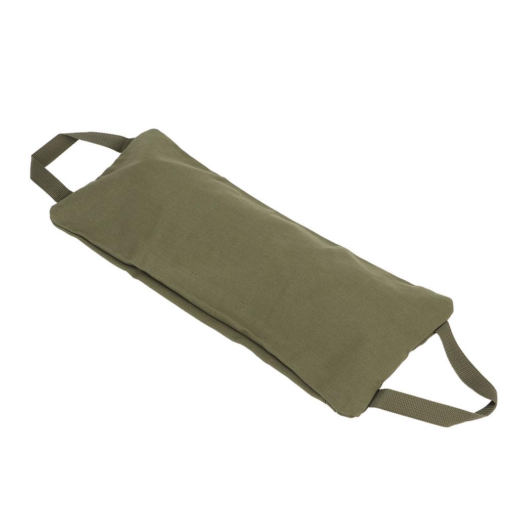 Military Green Yoga Sand Bag with Handle Portable Fillable Yoga Canvas Sandbags for Yoga Weights and Training