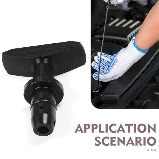Oil Caliper Handle for Ford 1999-2011 Series, Non-Destructive Installation Non-Slip Grip, Replacement Part for Aging Oil Dipstick Head