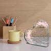 2D Flat Heart-Shaped Acrylic Mom Appreciation Desktop Decorative Plaque, Floral Design, Home Decor Plaque Hanging Wall Art Decorative Garden Decoratio