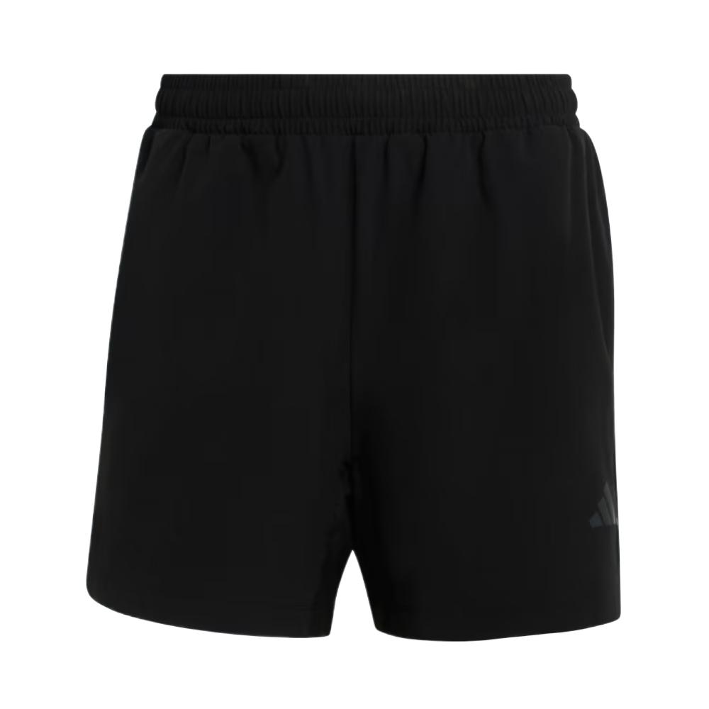 Adidas 3-Stripes Workout Power Solid Color Elastic Waist Mid-Rise Sports Shorts Men shorts KD0353 S