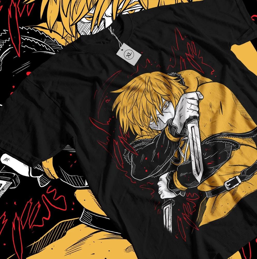 Anime Vinland Saga Thorfinn Vinland Askeladd Sword Black TShirt Size S4xl S
