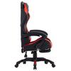 VidaXL Gaming Armchair with Footrest Reclining Chair Computer Armchair Work Office Interior Red and 287987