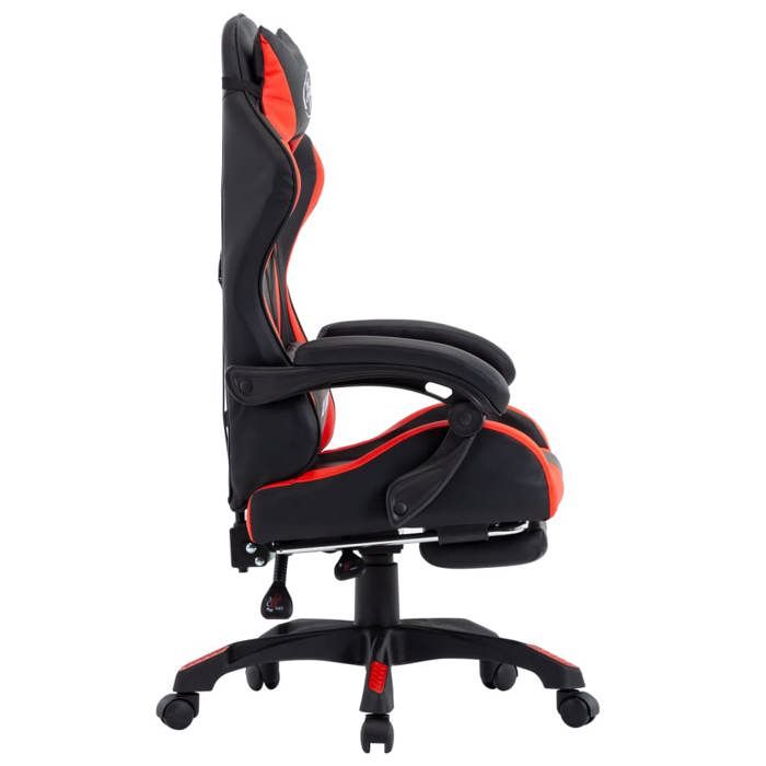 VidaXL Gaming Armchair with Footrest Reclining Chair Computer Armchair Work Office Interior Red and 287987
