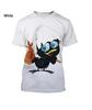 New Fashion Cartoon Cartoon 3D Printed T-Shirt for Men and Women Summer Casual Short Sleeves Cute Round Neck
