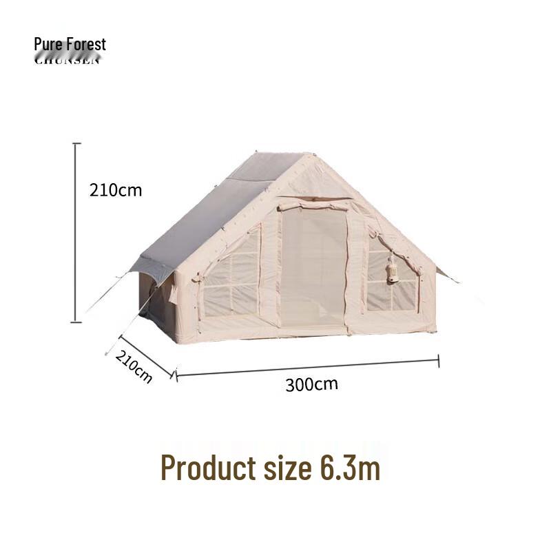 Chunsen Portable Inflatable 3-Layer Outdoor Camping Tent