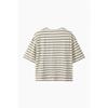 Benetton ShorT Sleeve T shirT prinTing sTripe baTs99631