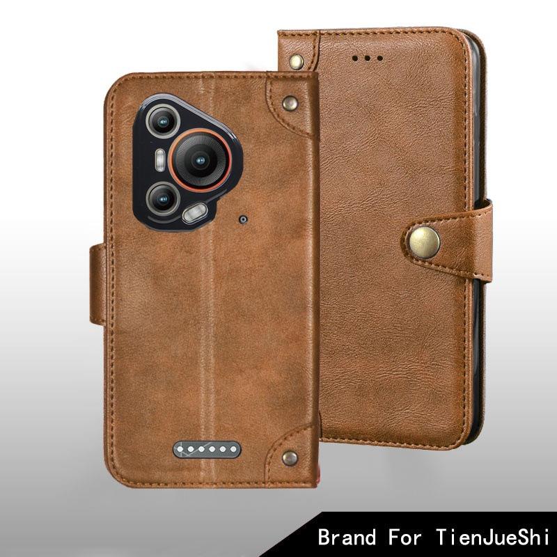 For Blackview BL7000 Case Metal Buckle Retro Leather Back Case Cover For Blackview BL7000 Phone Accessories