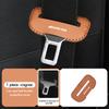 BTY4  Car Seat Belt Buckle Protector Cover Anti-Scratch Accessories For Mercedes Benz AMG W204 W205 W203 W211 W201 W210 W108 W124 W126