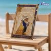 1pc Disney Beauty and the Beast Metal Tin Sign - Vintage Romantic Belle & Beast Wall Art, Durable Iron 20.32x30.48 Cm Outdoor/In