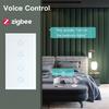 BSEED 2/3/4/6-fach Zigbee Smart EU Einzel-Phase 157mm Touch-Lichtschalter Glaspanel Smart Switch Alexa Smart Life Kompatibel