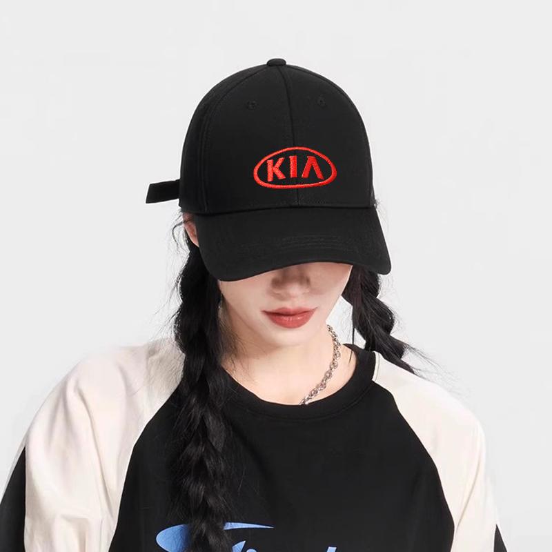 Auto KIA Besticktes Abzeichen Baseballkappe Schirmmütze Ventil für KIA EV6 Stinger RIO Sorento Picanto Ceed Borrego Syros K4 K5 Sonet